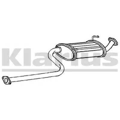 Средний глушитель выхлопных газов KLARIUS купить