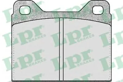 Комплект тормозных колодок, дисковый тормоз LPR купить