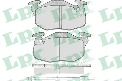 Комплект тормозных колодок, дисковый тормоз LPR купить