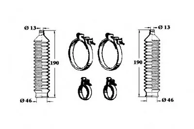 Комплект пылника, рулевое управление OCAP купить