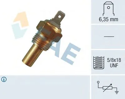 Датчик, температура охлаждающей жидкости FAE купить