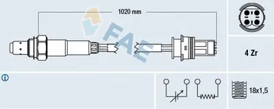 Лямда-зонд FAE купить
