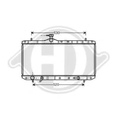 Радиатор, охлаждение двигателя DIEDERICHS купить