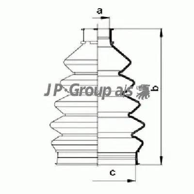 Комплект пылника, приводной вал QH JP GROUP купить