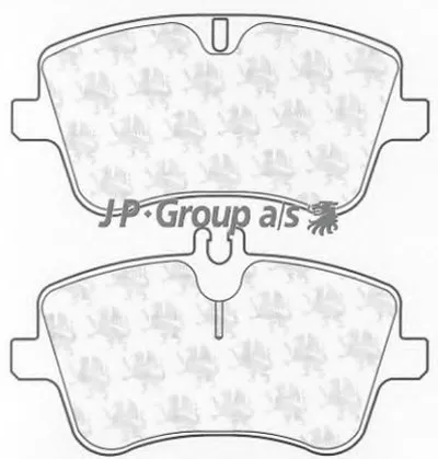 Комплект тормозных колодок, дисковый тормоз QH JP GROUP купить