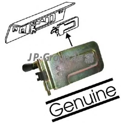 Заслонка кожуха отопителя ORIGINAL JP GROUP купить