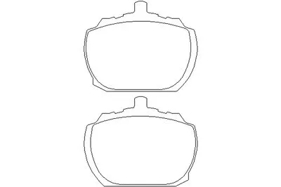 Комплект тормозных колодок, дисковый тормоз DON купить