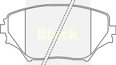 Комплект тормозных колодок, дисковый тормоз BRECK купить