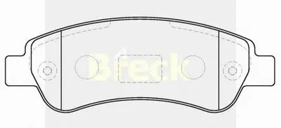 Комплект тормозных колодок, дисковый тормоз BRECK купить