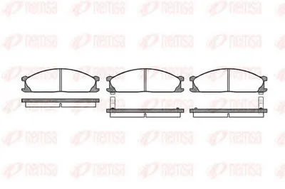 Комплект тормозных колодок, дисковый тормоз KAWE купить