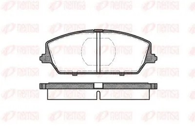 Комплект тормозных колодок, дисковый тормоз KAWE купить