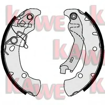 Комплект тормозных колодок KAWE купить