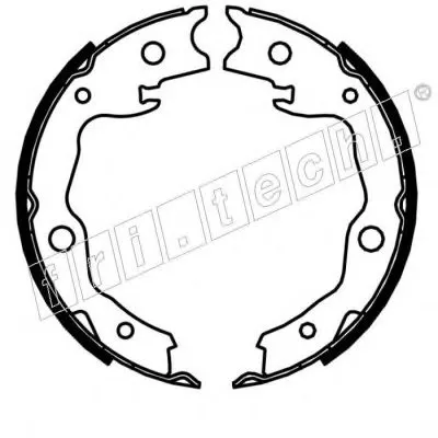 Комплект тормозных колодок, стояночная тормозная система fri.tech. купить