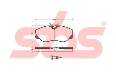 Комплект тормозных колодок, дисковый тормоз sbs купить