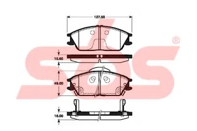Комплект тормозных колодок, дисковый тормоз sbs купить