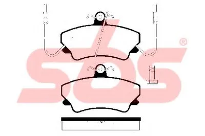 Комплект тормозных колодок, дисковый тормоз sbs купить