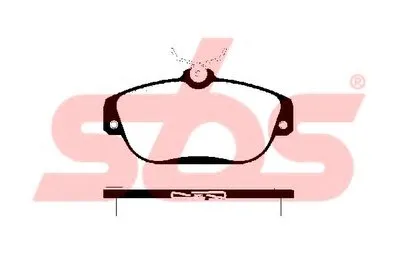 Комплект тормозных колодок, дисковый тормоз sbs купить