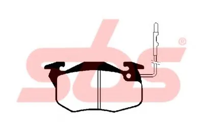 Комплект тормозных колодок, дисковый тормоз sbs купить