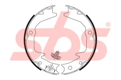 Комплект тормозных колодок, стояночная тормозная система sbs купить