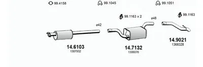 Система выпуска ОГ ASSO купить