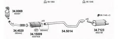 Система выпуска ОГ ASSO купить