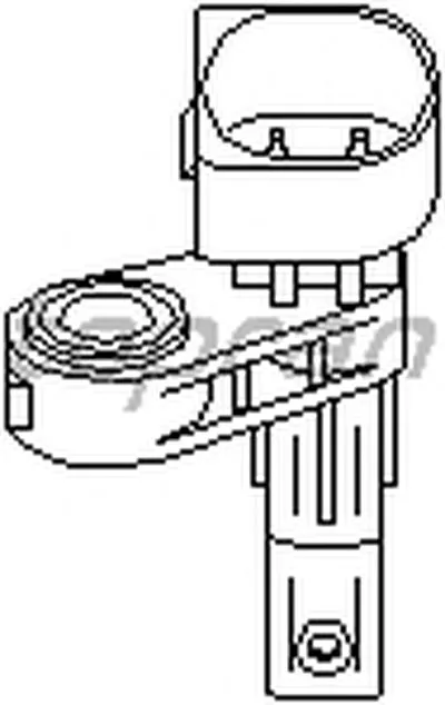 Датчик, частота вращения колеса TOPRAN купить