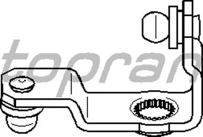 Ремкомплект, рычаг переключения TOPRAN купить