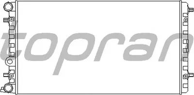 Радиатор, охлаждение двигателя TOPRAN купить