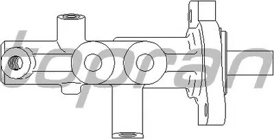 целиндер ручного тормоза TOPRAN купить