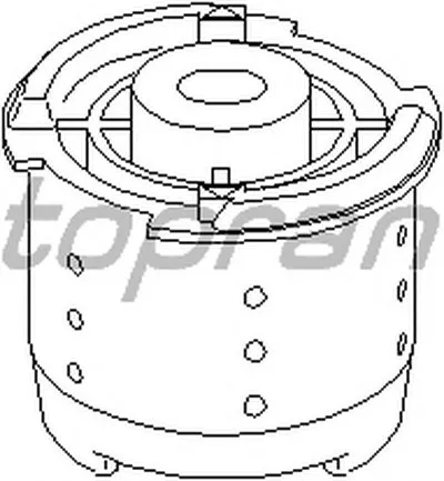 Втулка, балка моста TOPRAN купить