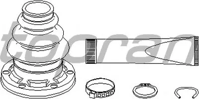 Комплект пылника, приводной вал TOPRAN купить