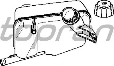 Компенсационный бак, охлаждающая жидкость TOPRAN купить