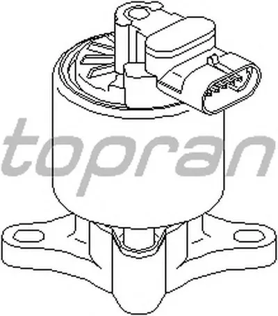 Клапан возврата ОГ TOPRAN купить