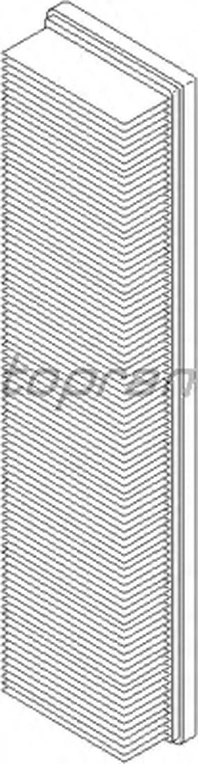 Воздушный фильтр TOPRAN купить