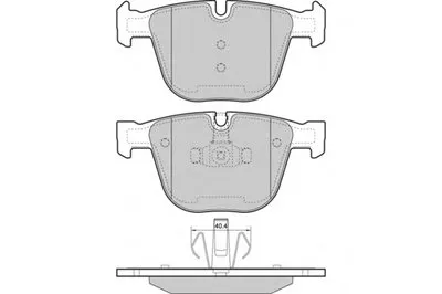 Комплект тормозных колодок, дисковый тормоз E.T.F. купить
