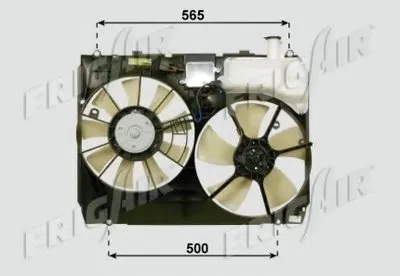 Вентилятор, охлаждение двигателя FRIGAIR купить
