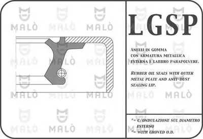 Уплотняющее кольцо, ступенчатая коробка передач MALÒ купить