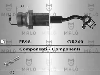 Тормозной шланг MALÒ купить