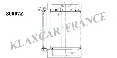 Радиатор, охлаждение двигателя KLAXCAR FRANCE купить