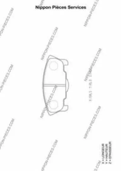 Комплект тормозных колодок, дисковый тормоз NPS купить