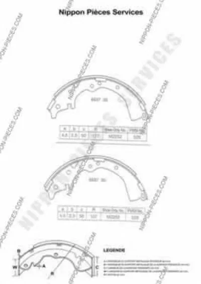 Комплект тормозных колодок NPS купить