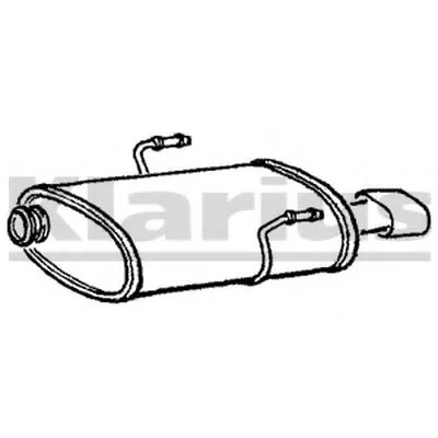 Глушитель выхлопных газов конечный KLARIUS купить
