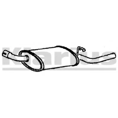 Глушитель выхлопных газов конечный KLARIUS купить