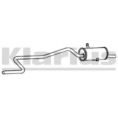 Глушитель выхлопных газов конечный KLARIUS купить