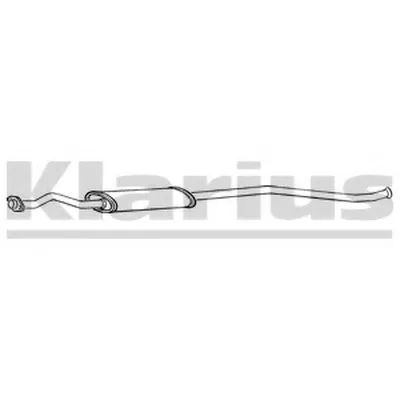 Средний глушитель выхлопных газов KLARIUS купить