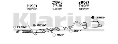 Система выпуска ОГ KLARIUS купить