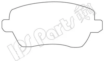 Комплект тормозных колодок, дисковый тормоз IPS Parts IPS Parts купить