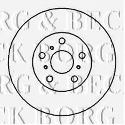 Тормозной диск BORG & BECK купить