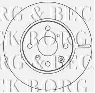 Тормозной диск BORG & BECK купить