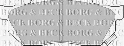 Комплект тормозных колодок, дисковый тормоз BORG & BECK купить